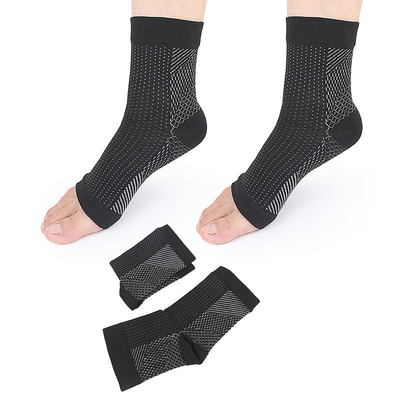 Compression Socks Foot Sleeve Relieve Swelling Open Toe Socks Cycling Running Basketball Sports Socks Women Men