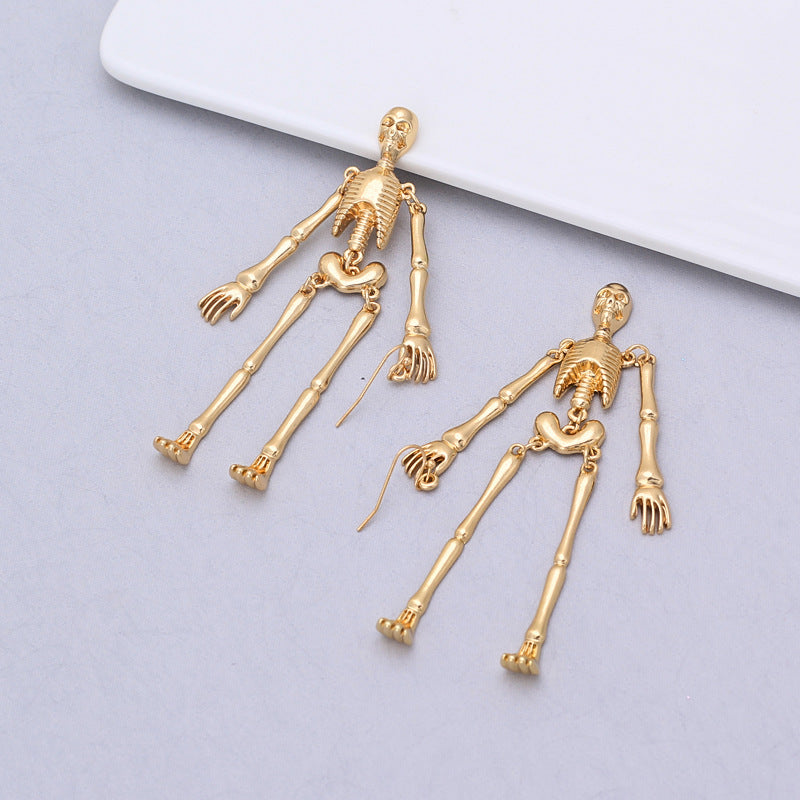 Skull alloy earrings earrings women