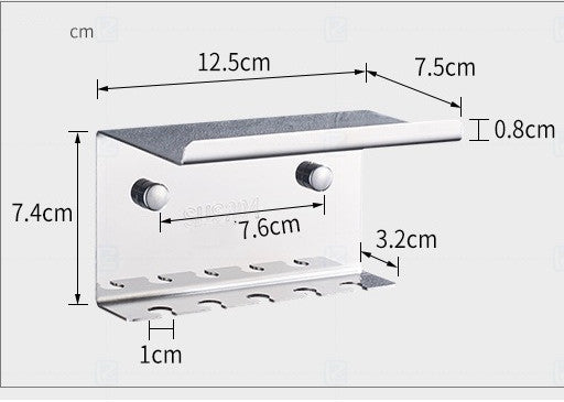 Bathroom 304 Stainless Steel Toothbrush Holder