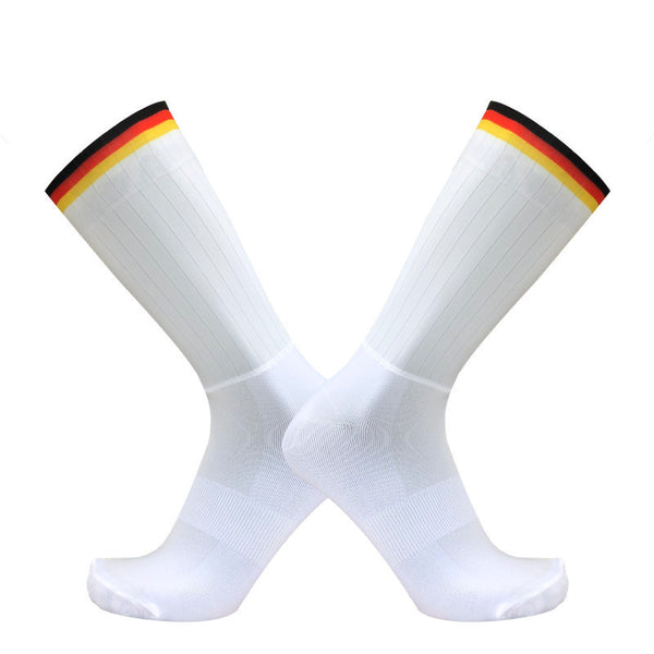 Team Version Of Aerodynamic Cycling Socks Men And Women Socks Non-Slip Silicone Cycling Socks Aero Socks