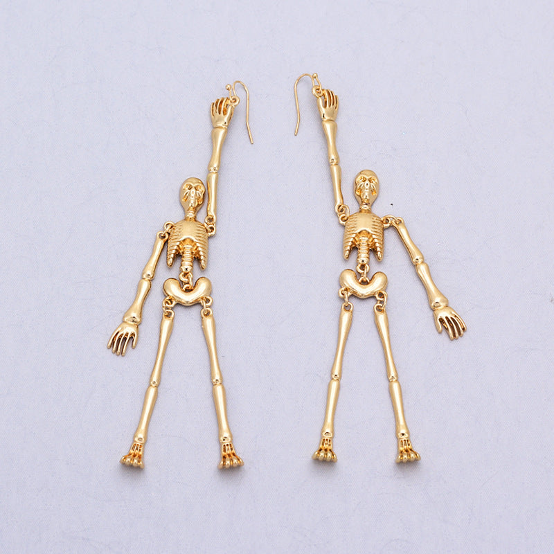 Skull alloy earrings earrings women