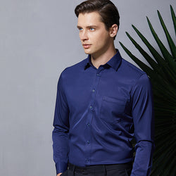 Work Clothes Mercerized Stretch Shirt For Men