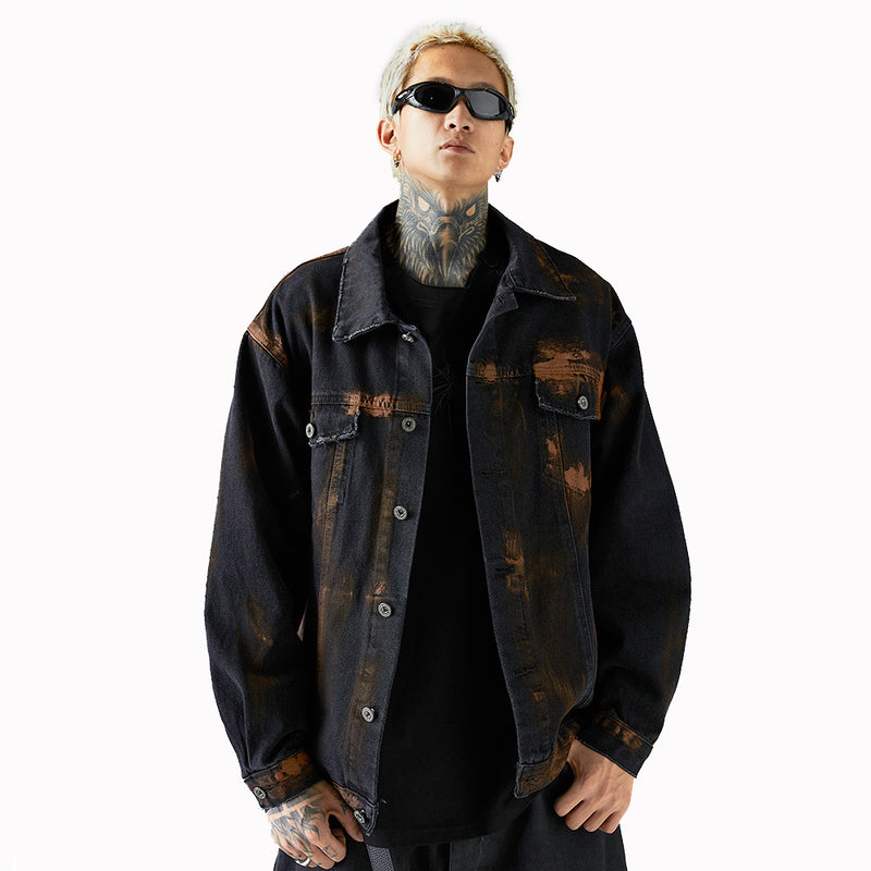 Fashion Holes Denim Clothes Jacket Men